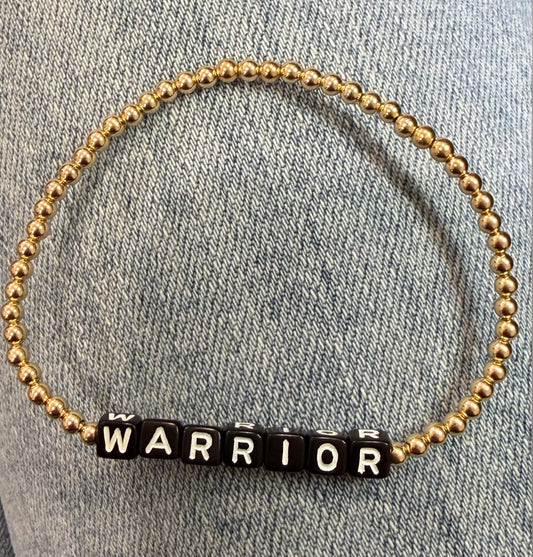 WARRIOR gold ball bracelet